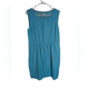 J. Crew Blue Sleeveless Mini Dress